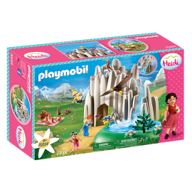 Playmobil - Heidi, Pedro e Clara no Lago de Cristal