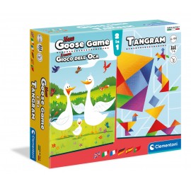 Jogo dos Gansos + Tangram - Clementoni