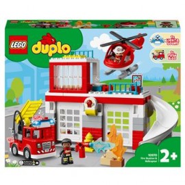 LEGO Duplo - Quartel dos Bombeiros e Helicóptero