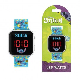Relógio Digital Led - Stitch Disney