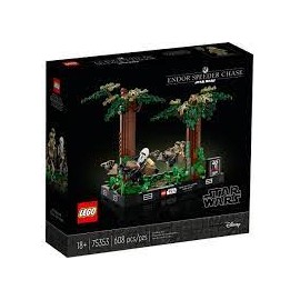 Lego Star Wars -Diorama da Perseguição de Speeder de Endoor