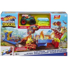 Hot Wheels - Monster Trucks Estação de Explosões