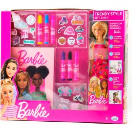 Boneca + diário Barbie