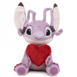 Peluche Disney Angel - Stitch coração - 30 cm