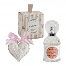Caixa com Spray Ambiente 30 ml e decoração perfumada - Marquise - Mathilde M