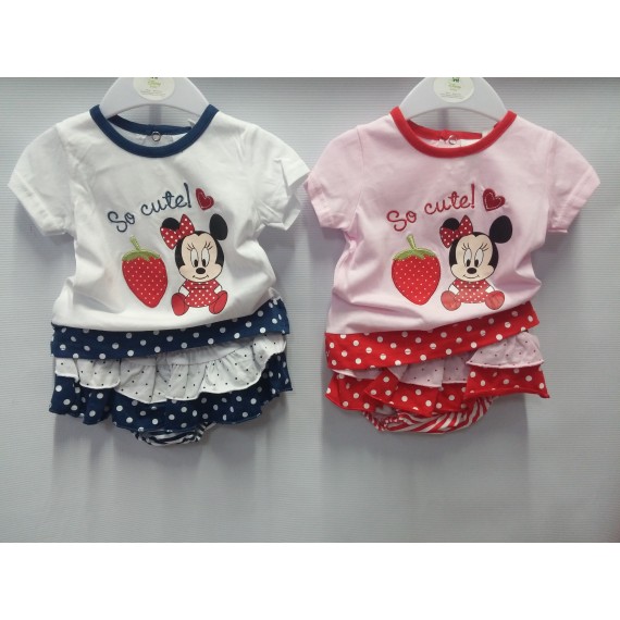 Conjunto T-shirt + Legging Bebé -  Minnie