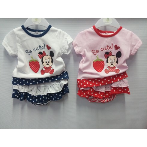 Conjunto T-shirt + Legging Bebé -  Minnie