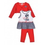 Conjunto Casaco + T-shirt + Legging Bebé -  Minnie Mouse