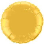 Balão metalizado - 43 cm - Redondo